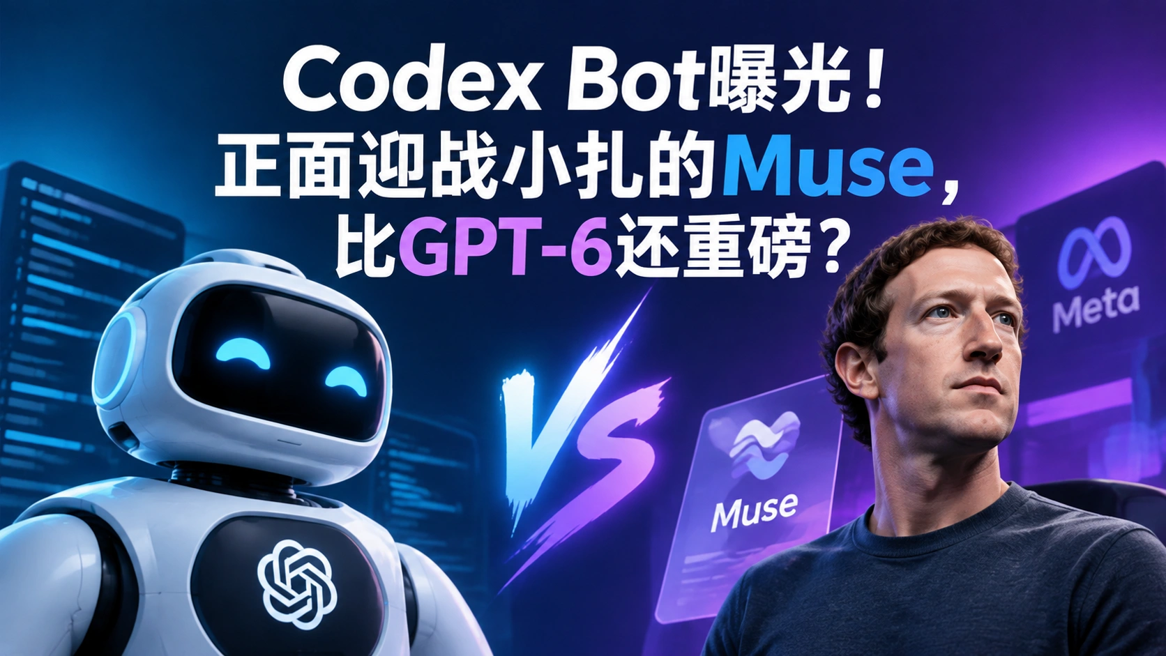 Codex Bot曝光!正面迎战小扎的Muse,比GPT-6还重磅?
