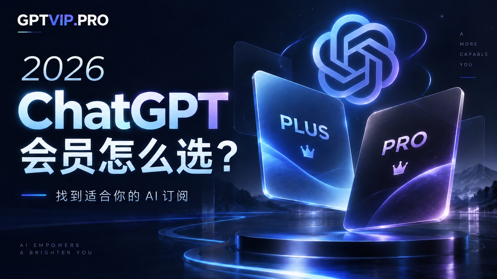 2026 ChatGPT 会员怎么选:从日常使用到高强度工作的订阅指南